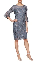 Alex Evenings Floral Embroidered Dress at Nordstrom,