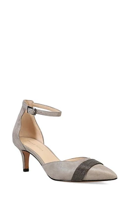 Pelle Moda Kelda Pointed Toe Pump Pewter at Nordstrom,