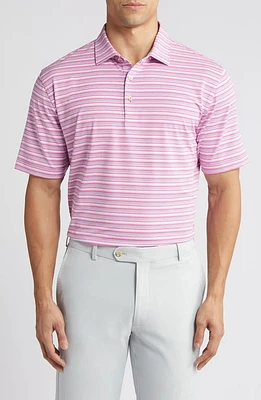 Peter Millar Oakland Stripe Performance Golf Polo at Nordstrom,