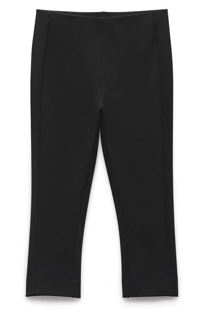 rag & bone Simone Ponte Capri Pants in Black at Nordstrom, Size Xx-Small