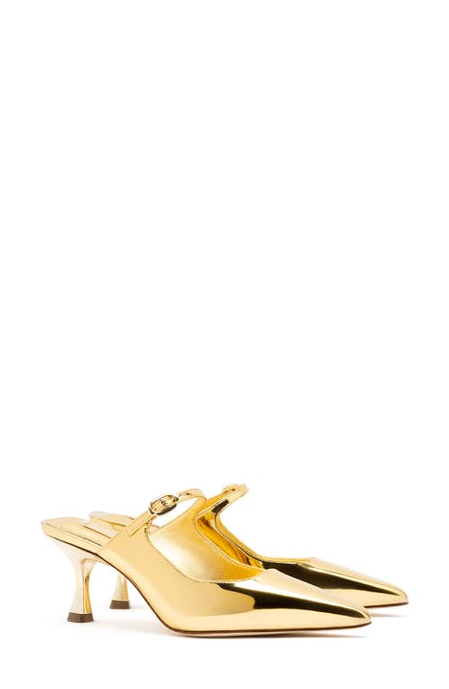 Larroudé Ines Mule Gold at Nordstrom,