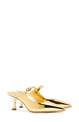 Larroudé Ines Mule Gold at Nordstrom,