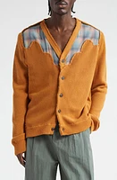 Maison Margiela x Pendleton Décortiqué Cardigan in Mustard/Blue/Tan at Nordstrom, Size X-Large