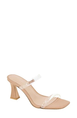 bcbg Routa Slide Sandal Clear/Tan at Nordstrom,