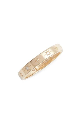 Anzie x Mel Soldera Celestial 14K Gold & Diamond Eternity Ring in Gold/Diamond at Nordstrom, Size 7