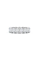 HauteCarat Oval Cut Lab Created Diamond Eternity Band in Gold at Nordstrom