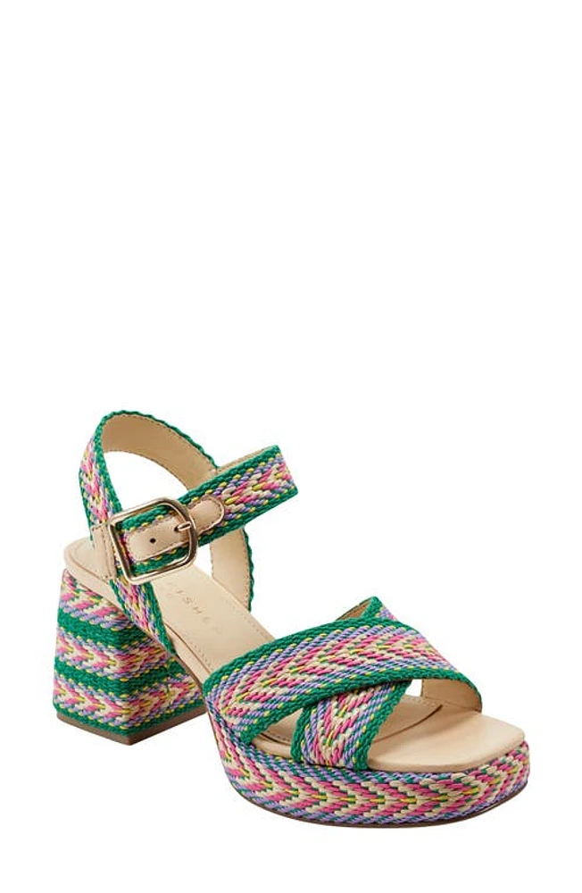 Marc Fisher LTD Gemmie Platform Sandal Medium at Nordstrom,