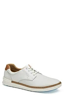 Johnston & Murphy McGuffey GL2 Hybrid Waterproof Sneaker White Embossed Full Grain at Nordstrom,