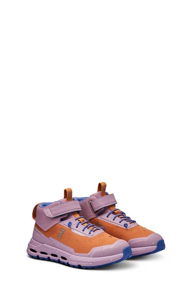 On Kids' Cloudhero Mid Waterproof Sneaker Copper/Lavendula at Nordstrom, M