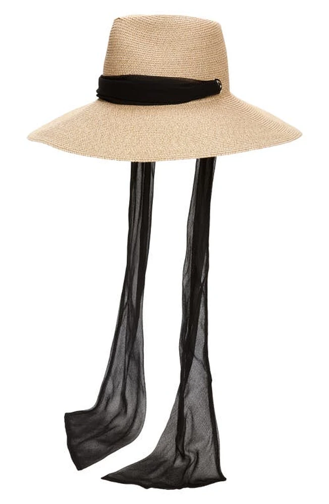 Eugenia Kim Cassidy Packable Straw Hat in Sand at Nordstrom