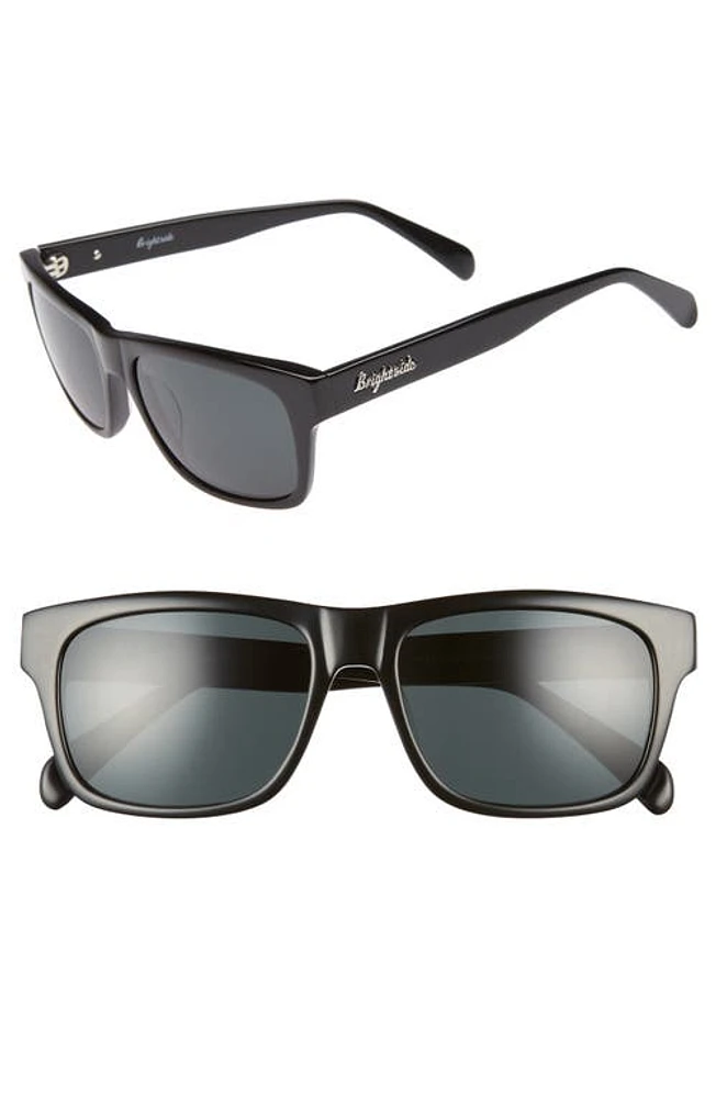 Brightside Wilshire 55mm Square Sunglasses in Black/Grey at Nordstrom