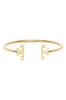 Tory Burch Eleanor Flex Cuff Bracelet in Tory Gold at Nordstrom, Size Medium