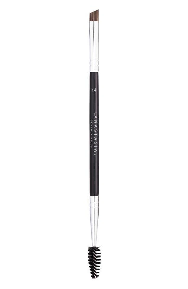 Anastasia Beverly Hills #14 Dual-Sided Brow & Eyeliner Brush at Nordstrom