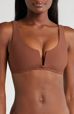 BONDI BORN Verona Bikini Top Cocoa at Nordstrom,