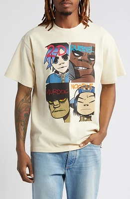 TRUST THE UNIVERSE Gorillaz Cotton Graphic T-Shirt Natural at Nordstrom,