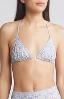 Nu Swim x Liberty London Drip Triangle Bikini Top Multi at Nordstrom,