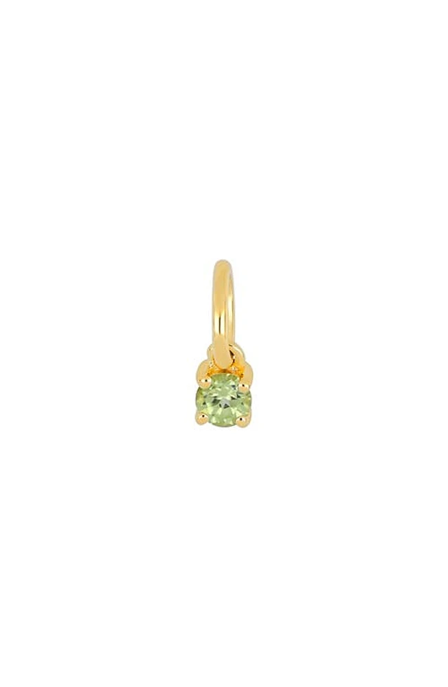 EF Collection Birthstone Charm in Yellow Gold/Peridot at Nordstrom