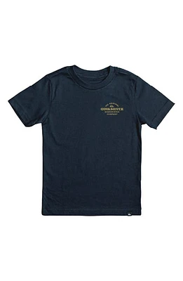 Quiksilver Kids' Tradesmith Logo Graphic T-Shirt in Dark Navy at Nordstrom