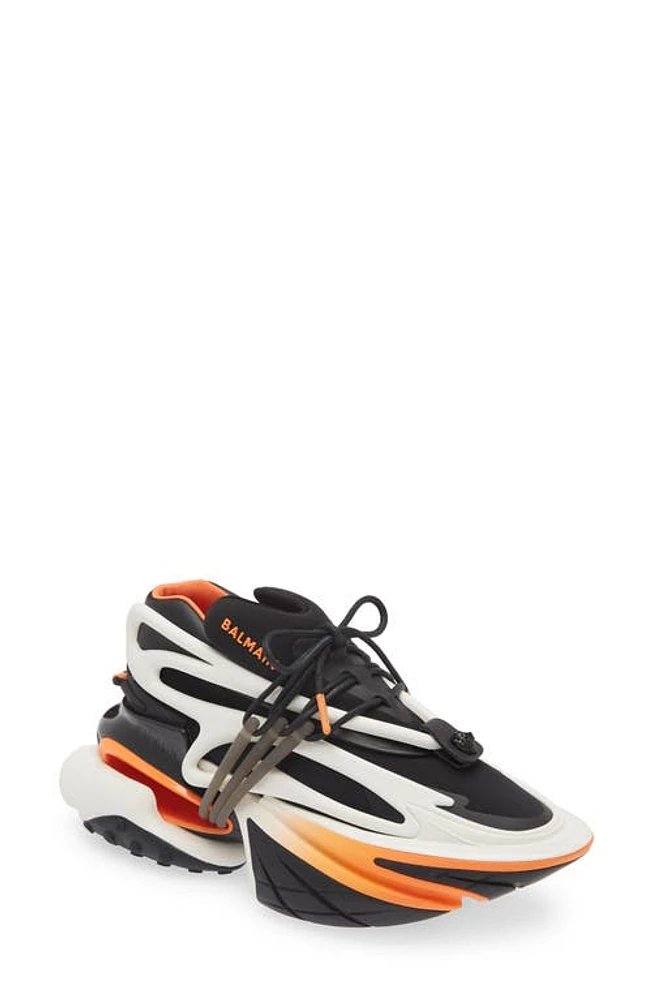 Balmain Unicorn Sneaker in Black Multi at Nordstrom, Size 7Us