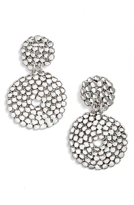 Gas Bijoux Onde Lucky Drop Earrings in Silver at Nordstrom