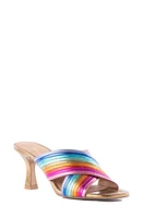 Seychelles Fleet Rainbow Crisscross Sandal Met Multi at Nordstrom,