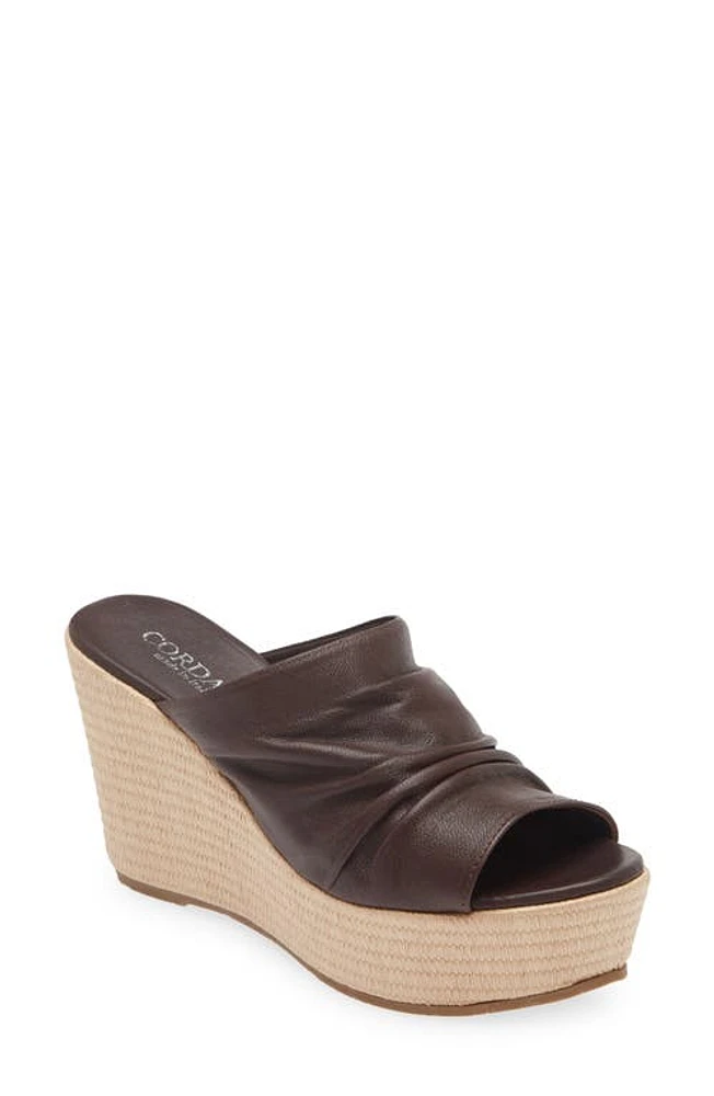 Cordani Henley Espadrille Platform Wedge Slide Sandal Nappa Pelle at Nordstrom,