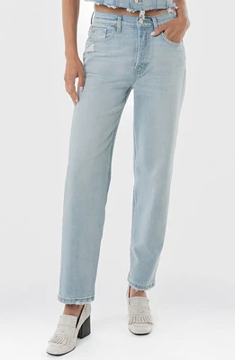 ÉTICA Tyler High Waist Straight Leg Jeans Sea Foam at Nordstrom,