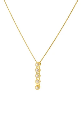 Dean Davidson Signature Cultured Pearl Pendant Necklace in Pearl/Gold at Nordstrom