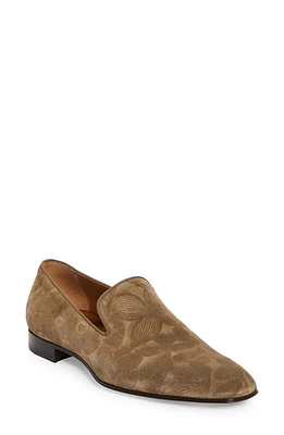 Christian Louboutin Dandelion Petunia Pattern Suede Venetian Loafer Saharienne at Nordstrom,