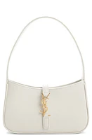 Saint Laurent Micro Le 5 à 7 Leather Hobo in Crema Soft at Nordstrom