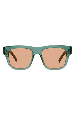 Givenchy GV Day Lector 52mm Square Sunglasses in Light Green/Other /Roviex at Nordstrom