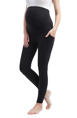 Kimi and Kai Joi Bellyback Maternity Leggings Black at Nordstrom,