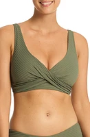 Sea Level Cross Front Multifit Bikini Top at Nordstrom, Us