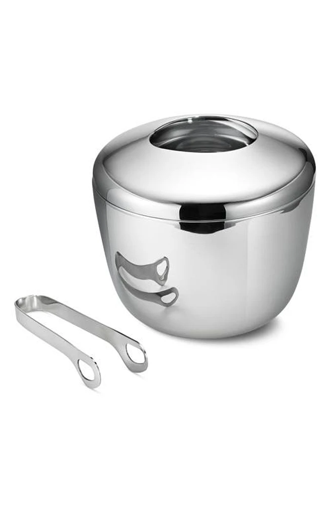 Georg Jensen Sky Ice Bucket & Tongs Set in Silver at Nordstrom