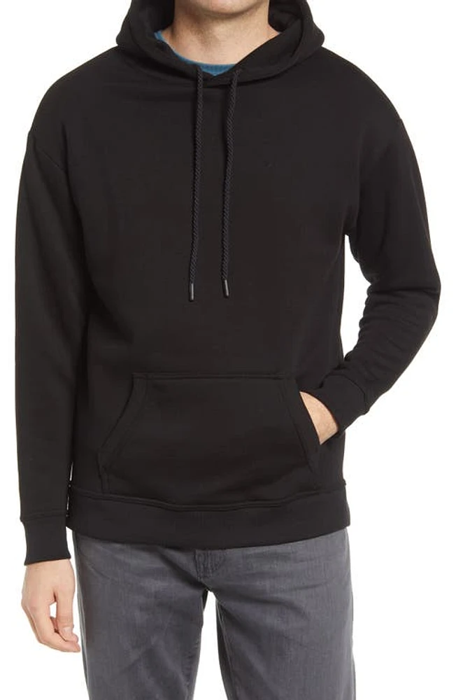 Stone Rose Solid Fleece Hoodie in Black at Nordstrom, Size 3