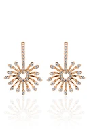 Hueb Luminus Diamond Drop Earrings in Pink Gold at Nordstrom