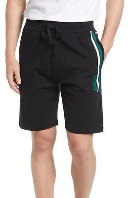 BOSS Essential Cotton Pajama Shorts in Black at Nordstrom, Size Small