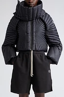 Rick Owens x Moncler Radiance Convertible Down Jacket in Black at Nordstrom, Size 0