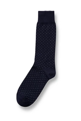 Charles Tyrwhitt Micro Dash Socks Navy & White at Nordstrom,