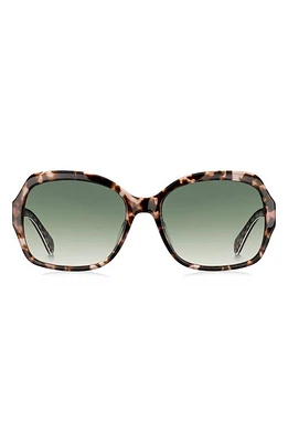 Kate Spade New York amberlynn 57mm sunglasses in Havana/Pink at Nordstrom