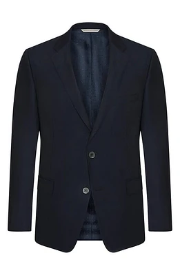 Samuelsohn Double Twist Wool Blazer in Blue at Nordstrom, Size 41 Long