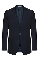 Samuelsohn Double Twist Wool Blazer in Blue at Nordstrom, Size 41 Long