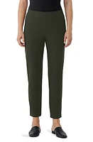 Eileen Fisher Slim Ankle Stretch Crepe Pants at Nordstrom