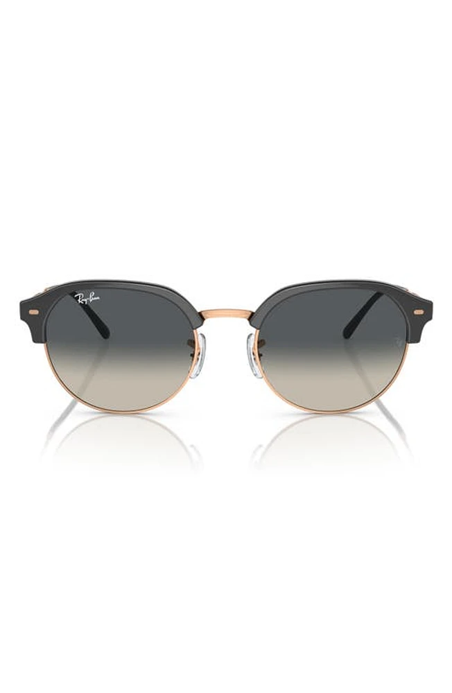 Ray-Ban Clubmaster 53mm Sunglasses in Grey Flash at Nordstrom