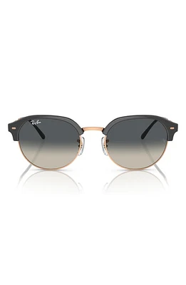 Ray-Ban Clubmaster 53mm Sunglasses in Grey Flash at Nordstrom