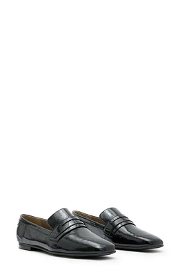 AllSaints Sasha Penny Loafer Black at Nordstrom,