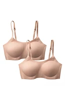 EBY 2-Pack Adjustable Support Bralettes at Nordstrom,