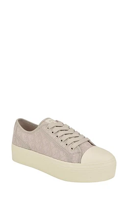 Calvin Klein Brinle Platform Sneaker in Light Grey at Nordstrom, Size 6.5