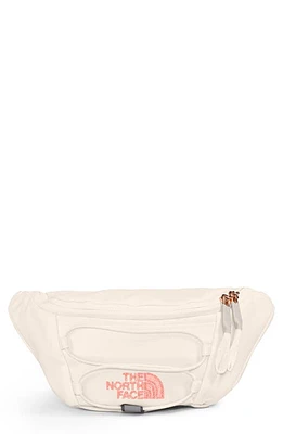 The North Face Jester Luxe Belt Bag in Gardenia White/Coral Metallic at Nordstrom