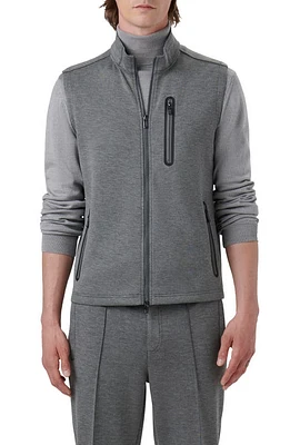 Bugatchi Performance Knit Vest in Anthracite at Nordstrom, Size Small